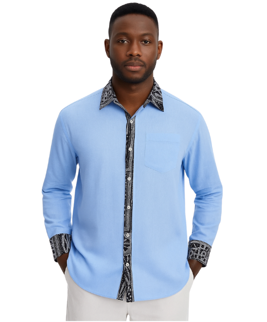 Chemise "Likembe Bleu"