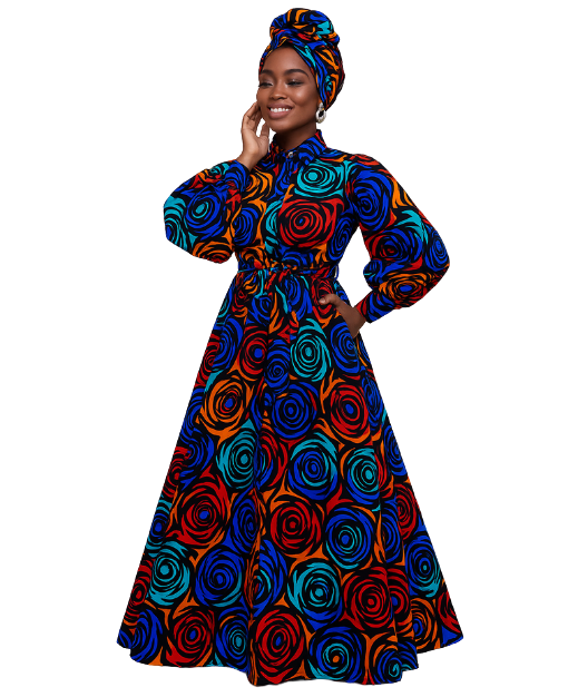 Robe "Amina Tourbillon"