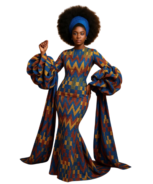 Robe de soirée Ankara Majesty Gown