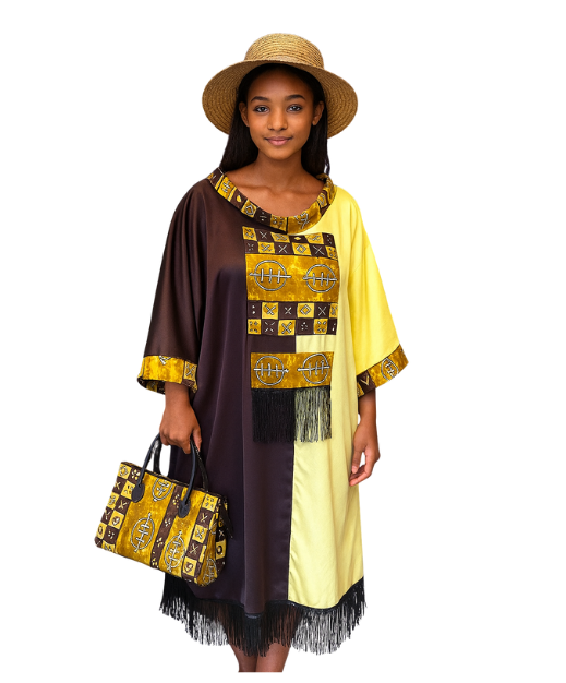 Robe "Adinkra" – L’empreinte de l’identité