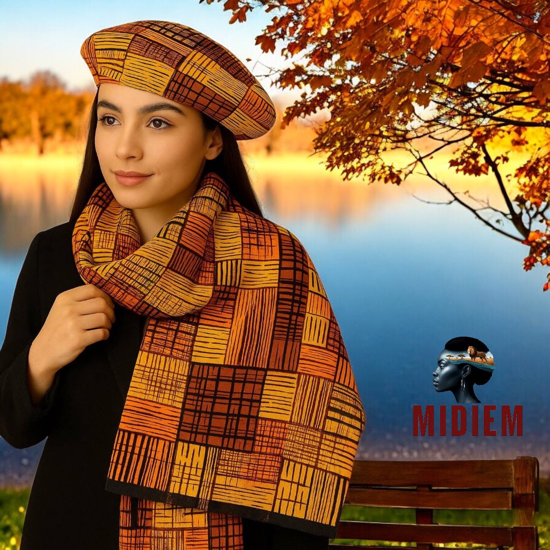 Ensemble écharpe et bonnet “Joto la Asili”